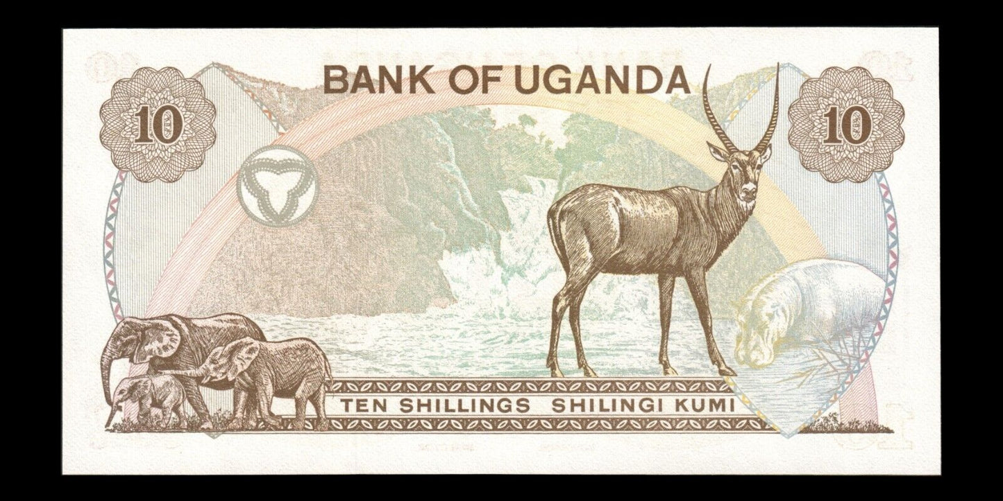 OUGANDA - UGANDA - 10 Shillings (1979) P.11b pr.NEUF / UNC-