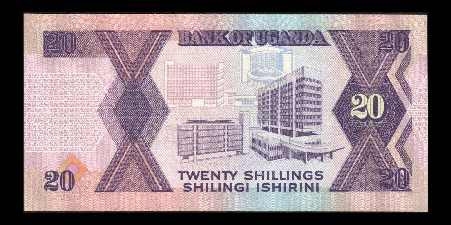 OUGANDA - UGANDA - 20 Shillings 1988 P.29b NEUF / UNC