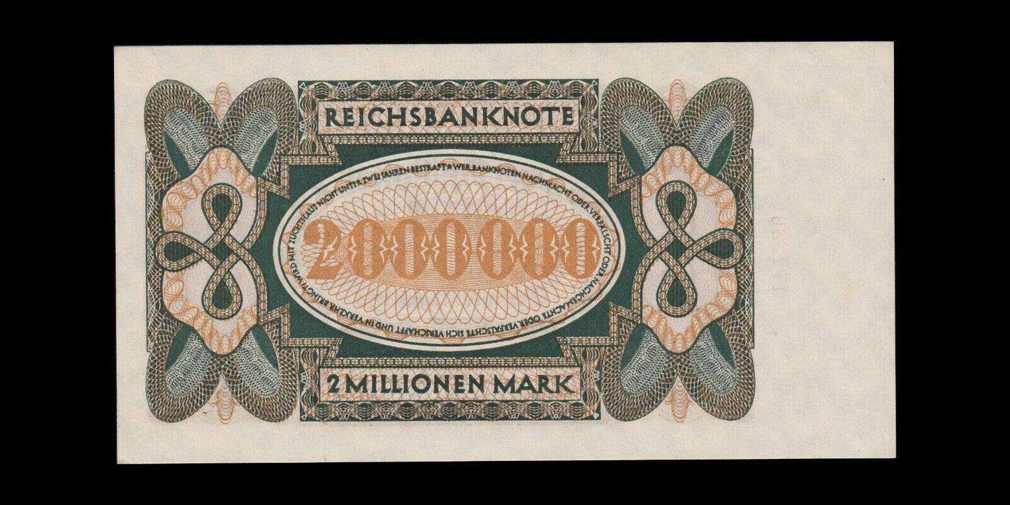 ALLEMAGNE - GERMANY - 2 Millionen Mark 1923 P.89a pr.NEUF / UNC-