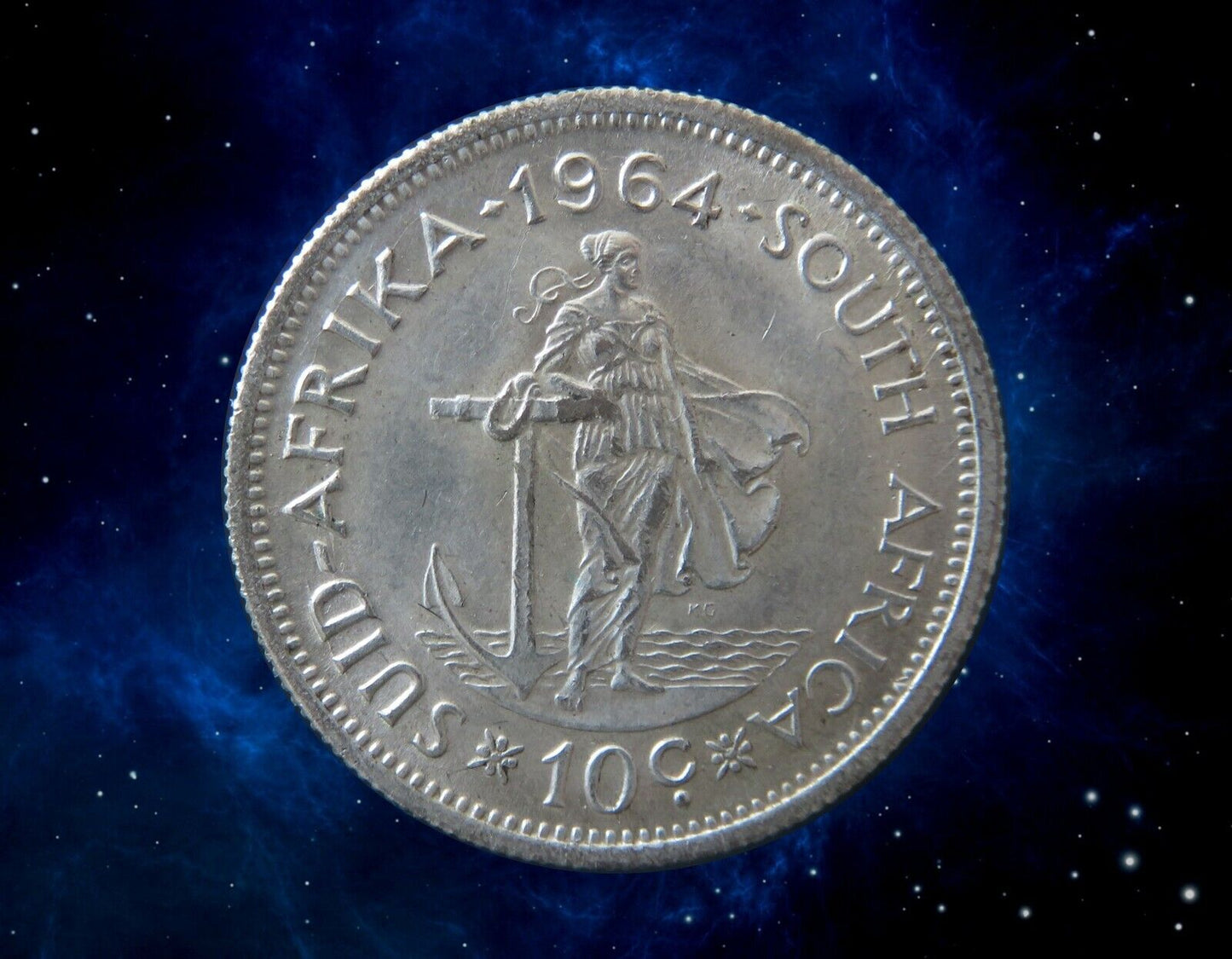 AFRIQUE DU SUD - SOUTH AFRICA - 10 Cents 1964 KM.60