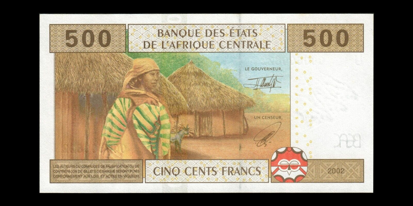 CENTRAL AFRICAN STATES - CAMEROON - 500 Francs 2002 P.206Ua NEUF / UNC