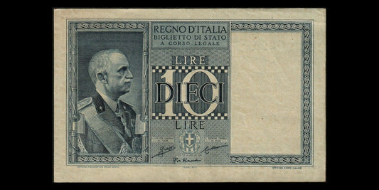 ITALIE - ITALY - 10 Lire 1935 P.25a TTB+ / VF+