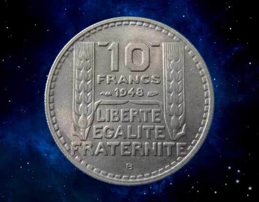 FRANCE - 10 Francs Turin, Petite tête 1948 B F.362