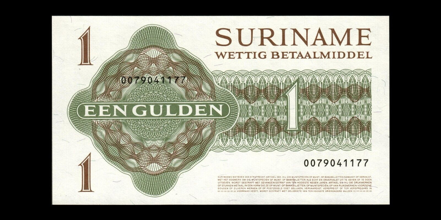 SURINAME - 1 Gulden 1986 P.116i  NEUF / UNC