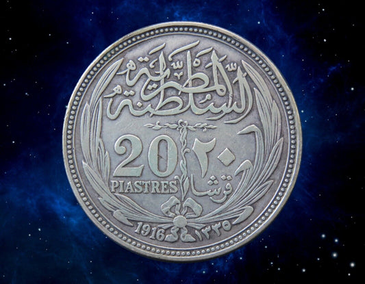 EGYPTE - EGYPT - 20 Piastres 1916 KM.321