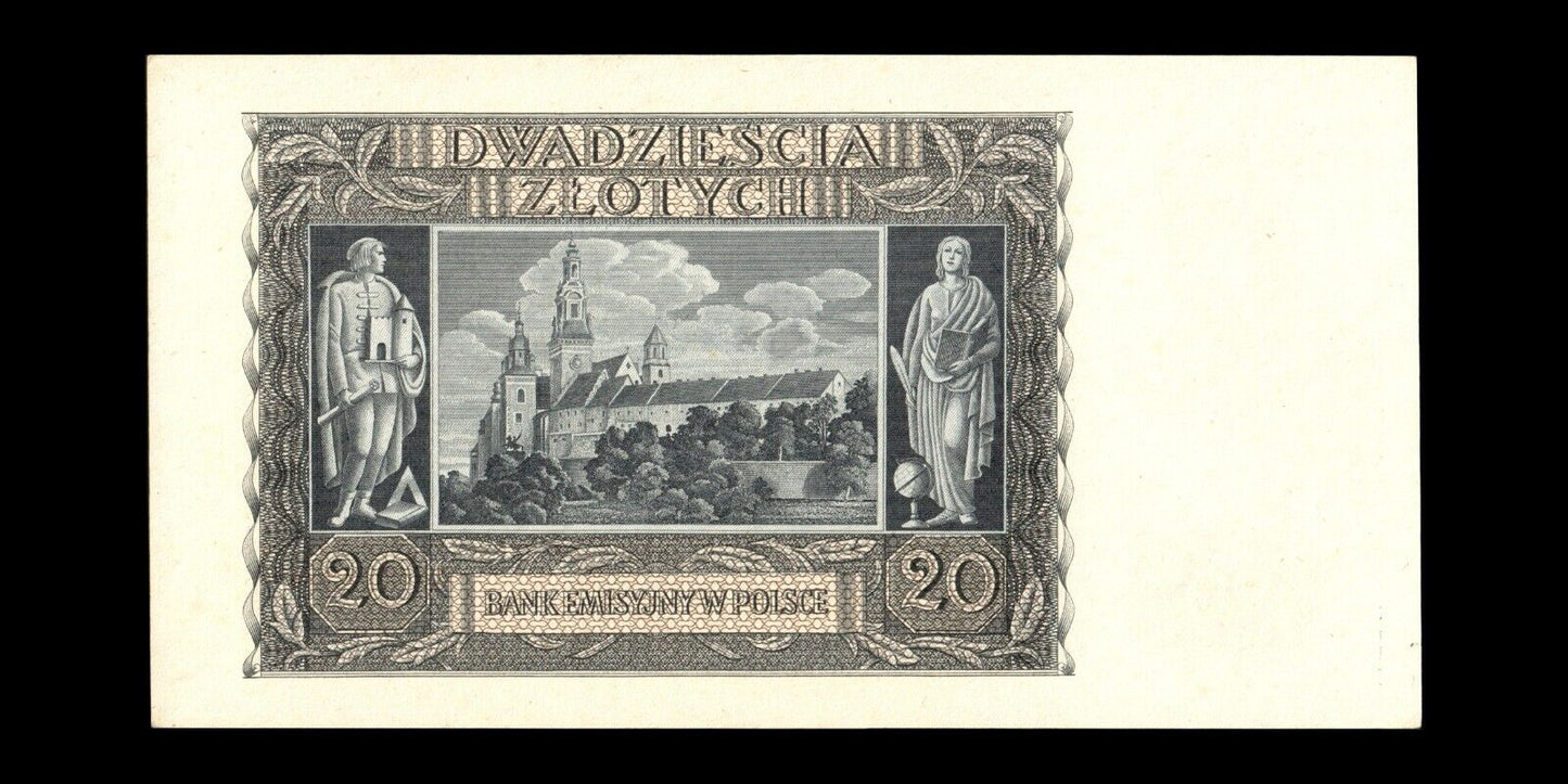 POLOGNE - POLAND - 20 Zlotych 1940 P.95 NEUF / UNC