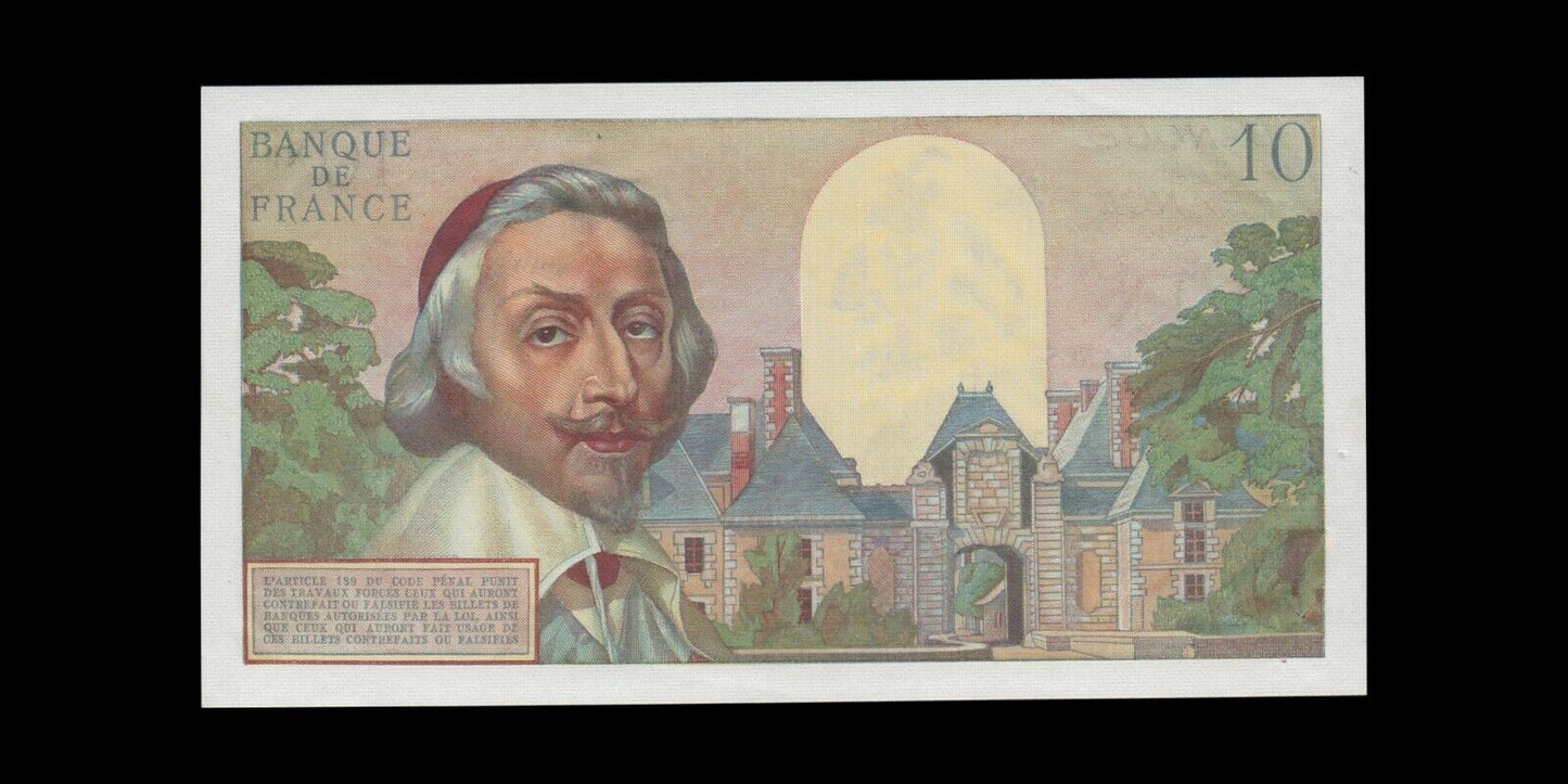 FRANCE - 10 Nouveaux Francs Richelieu 1960 F.57.05 P.142a SPL / AU