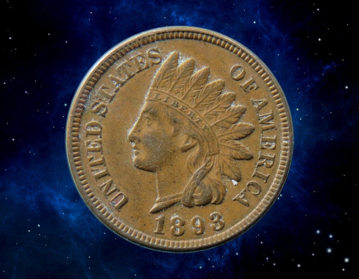 USA - 1 Cent Indian Head 1893 KM.90a