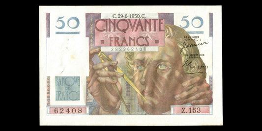 FRANCE - 50 Francs Le Verrier 1950 F.20.15 P.127c pr.SPL / AU-