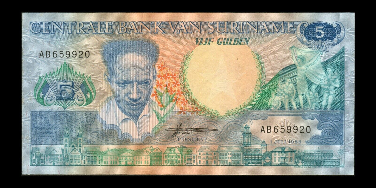 SURINAME - 5 Gulden 1986 P.130a NEUF / UNC