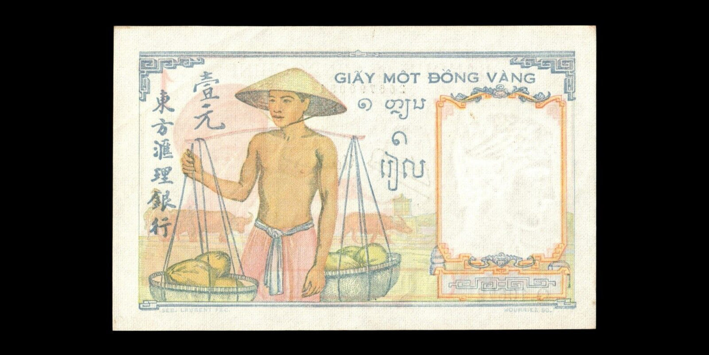 INDOCHINE - FRENCH INDOCHINA - 1 Piastre (1949) P.54e SUP+ / XF+