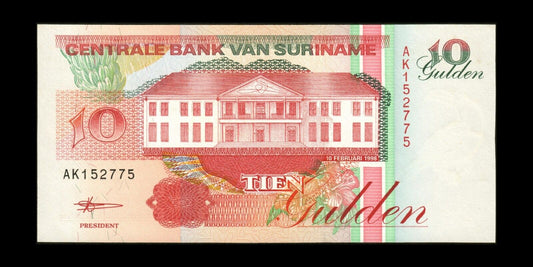 SURINAME - 10 Gulden 1998 P.137b NEUF / UNC