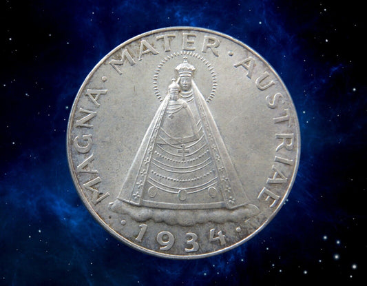 AUTRICHE - AUSTRIA - 5 Schilling Magna Mater 1934 KM.2853