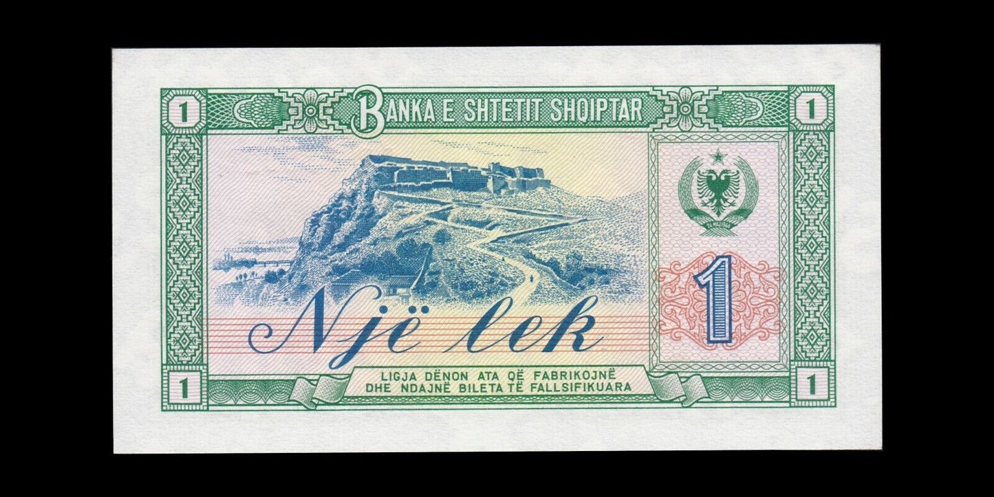 ALBANIE - ALBANIA - 1 Lek 1976 P.40a NEUF / UNC