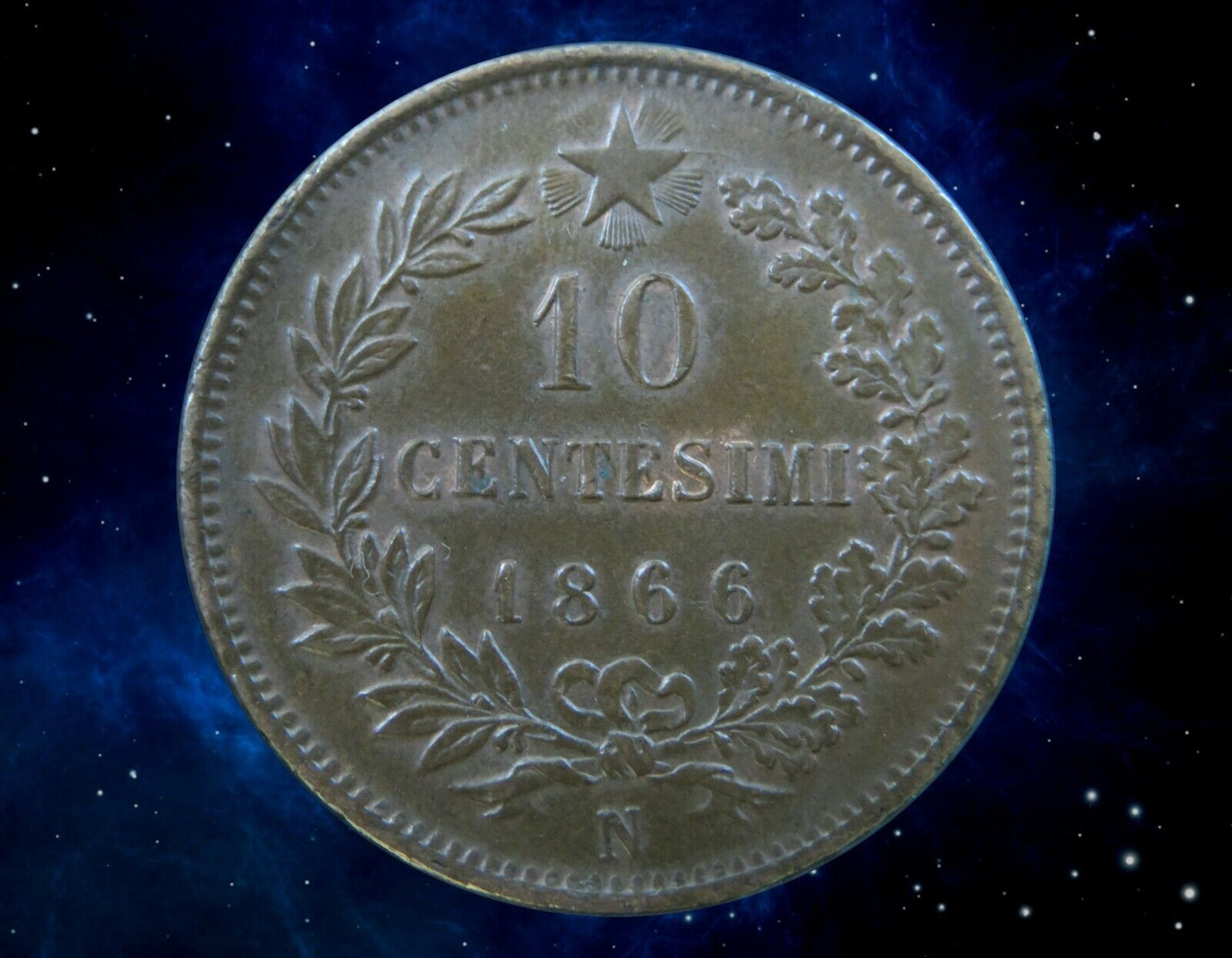 ITALIE - ITALY - 10 Centesimi 1866 Naples KM.11.4