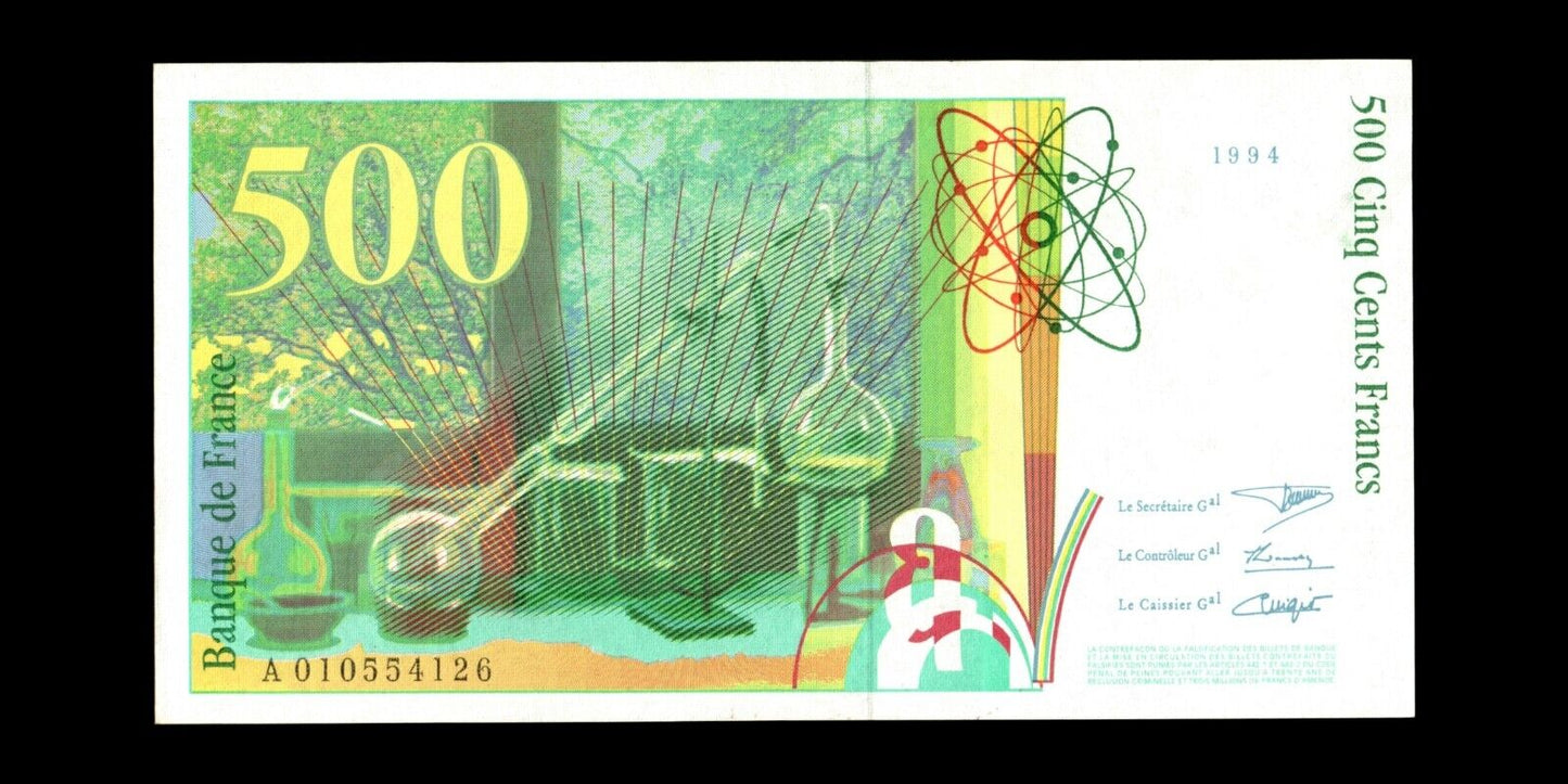 FRANCE - 500 Francs Marie et Pierre Curie 1994 F.76.01 P.160 pr.NEUF / AU+