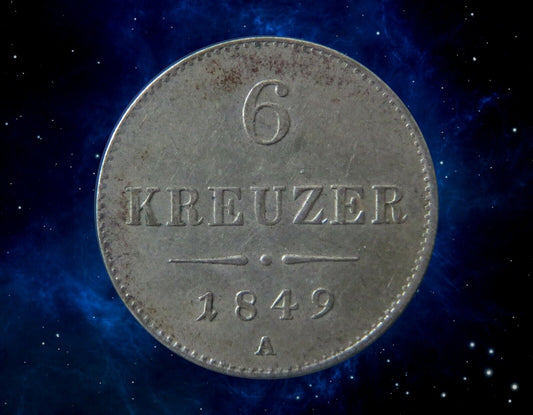 AUTRICHE - AUSTRIA - 6 Kreuzer 1849 KM.2200