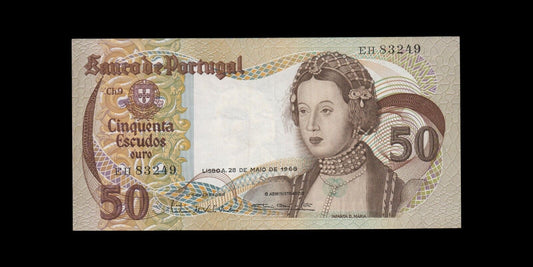 PORTUGAL - 50 Escudos 1968 P.174a pr.SUP / XF-