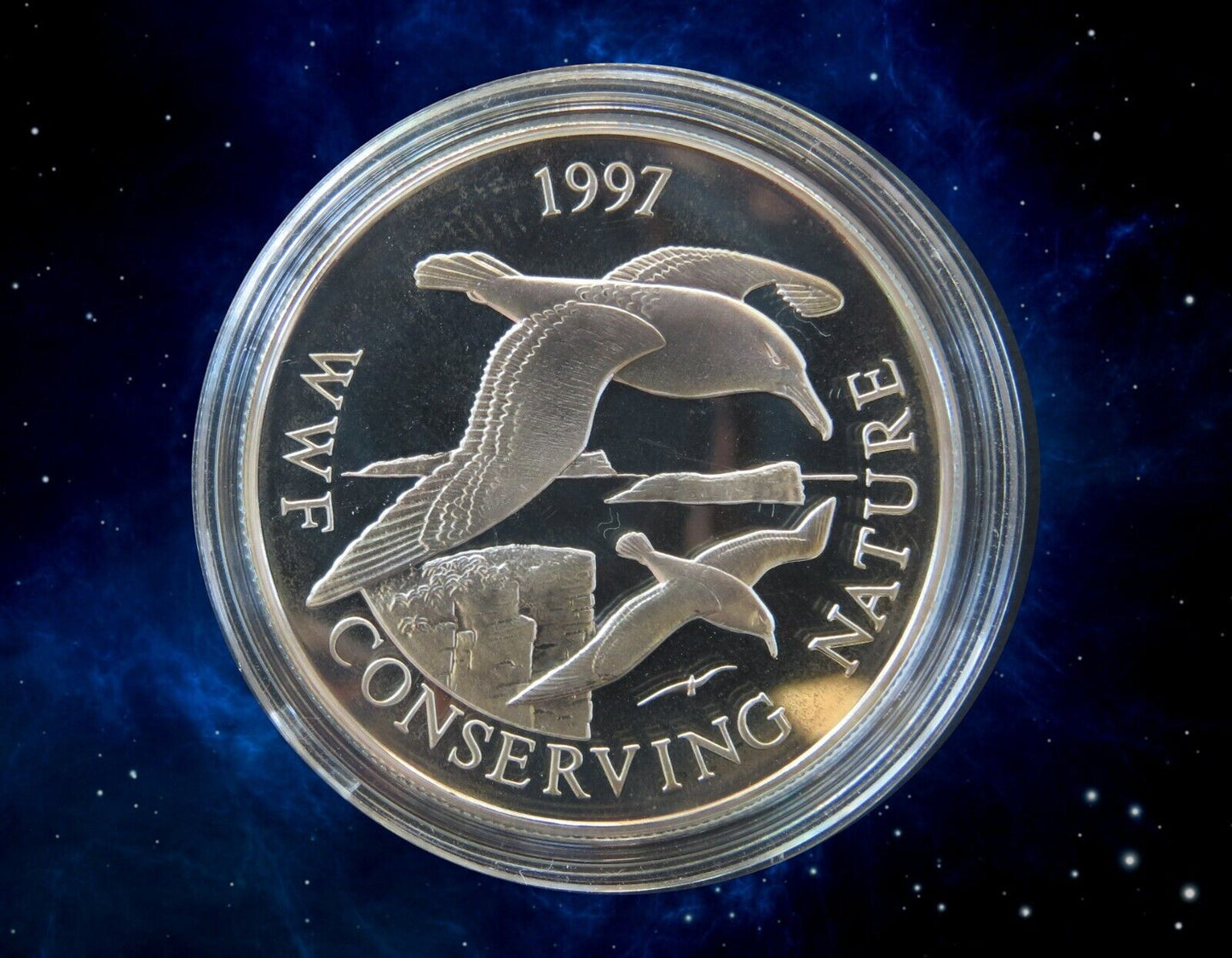 ILES FALKLANDS - FALKLANDS ISLANDS - 50 Pence Proof 1997 KM.59a