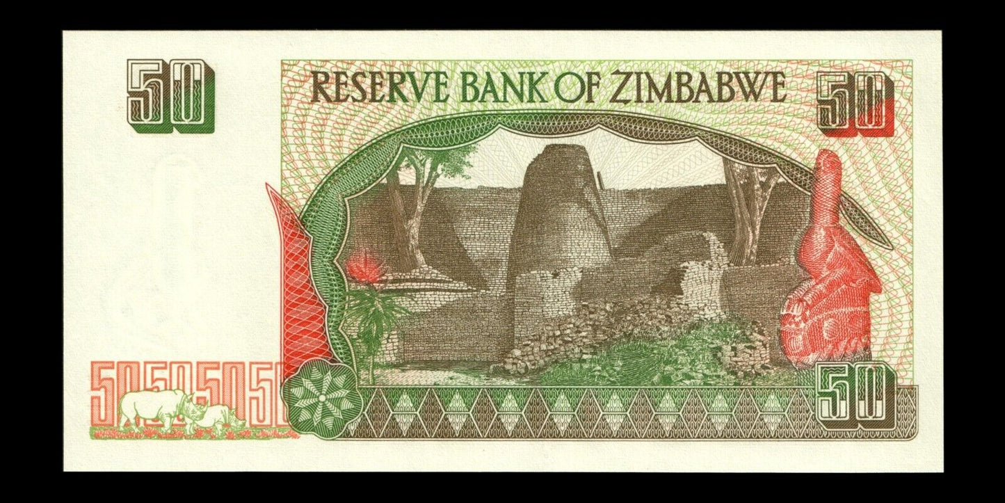 ZIMBABWE - 50 Dollars 1994 P.8a NEUF / UNC