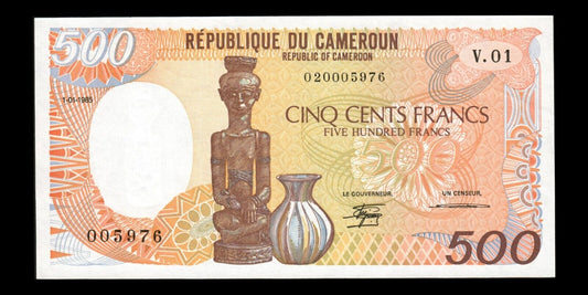 CAMEROUN - CAMEROON - 500 Francs 1985 P.24a pr.NEUF / UNC-