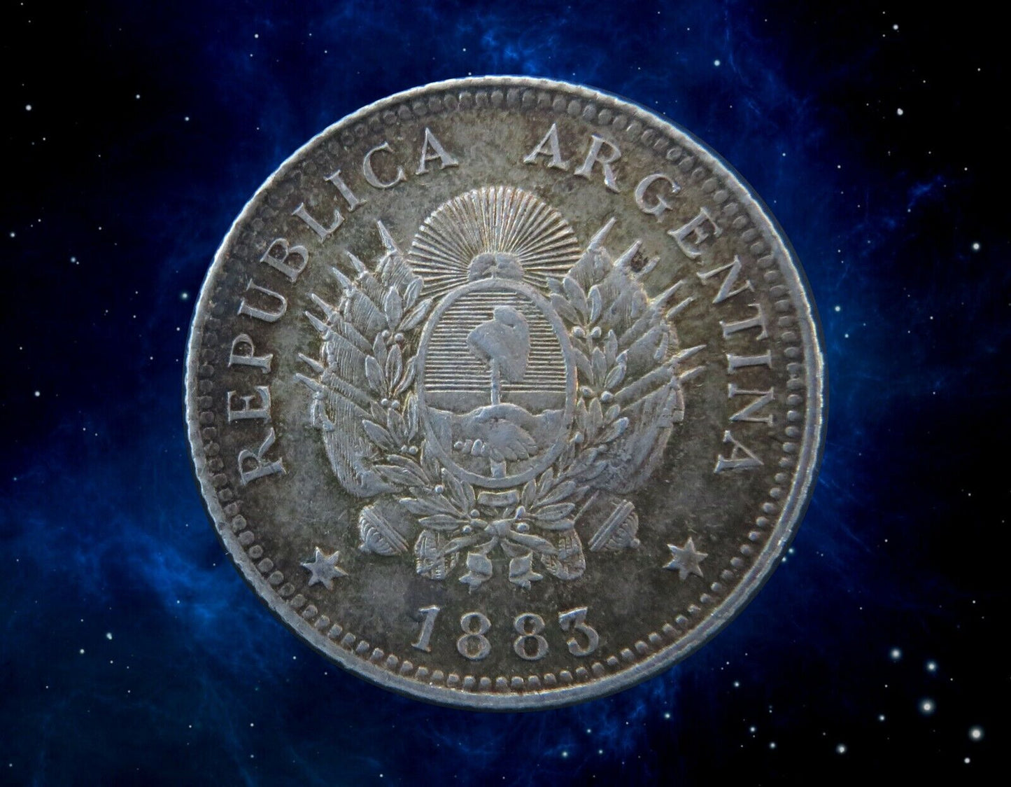 ARGENTINE - ARGENTINA - 20 Centavos 1883 KM.27