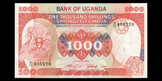 OUGANDA - UGANDA - 1000 Shillings 1986 P.26 NEUF / UNC