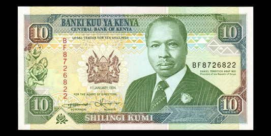 KENYA - 10 Shillings 1994 P.24f NEUF / UNC