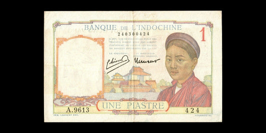 INDOCHINE - FRENCH INDOCHINA - 1 Piastre (1949) P.54e TTB / VF