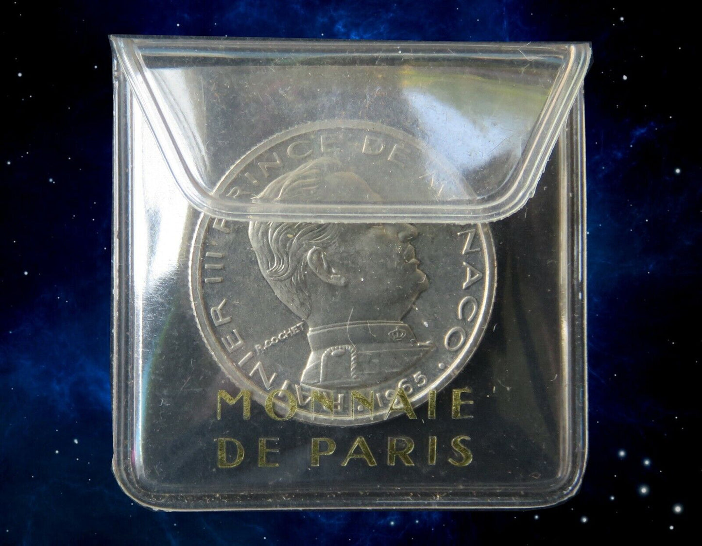 MONACO - Essai de 1/2 Franc 1965 Gadoury 149