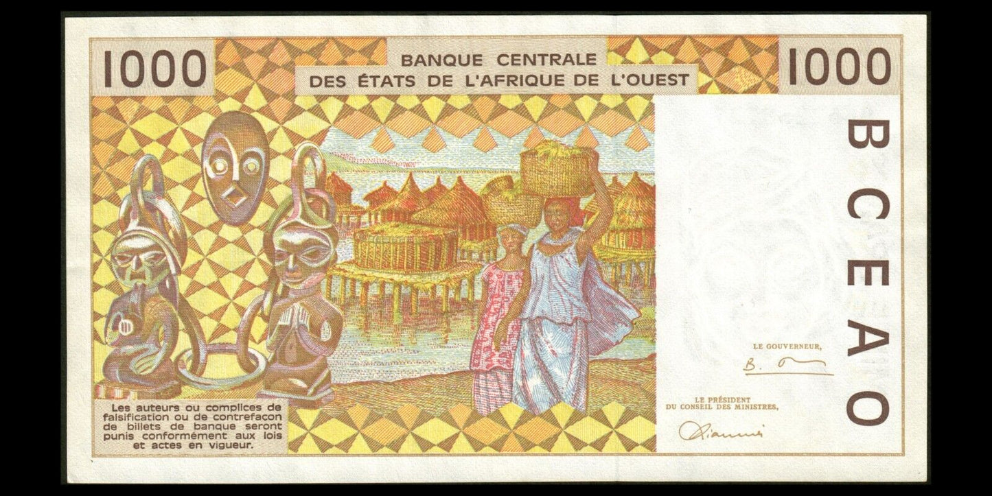 WEST AFRICAN STATES - SENEGAL - 1000 Francs 1996 P.711Kf SUP+ / XF+