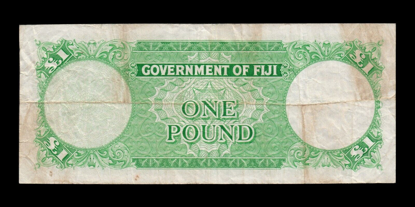 FIDJI - FIJI - 1 Pound 1961 P.53d TB / F