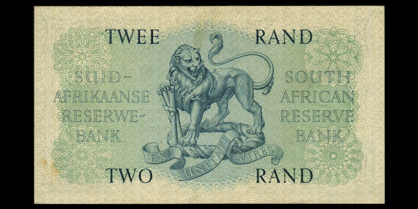 AFRIQUE DU SUD - SOUTH AFRICA - 2 Rand (1961-1965) P.105b pr.SUP / XF-