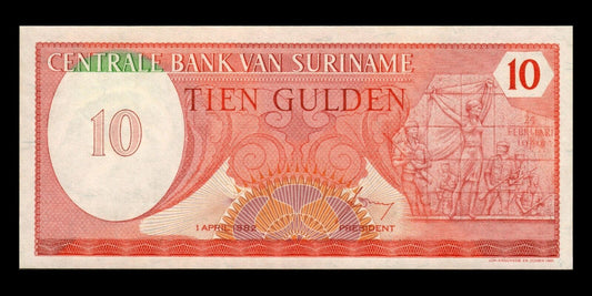 SURINAME - 10 Gulden 1982 P.126 NEUF / UNC