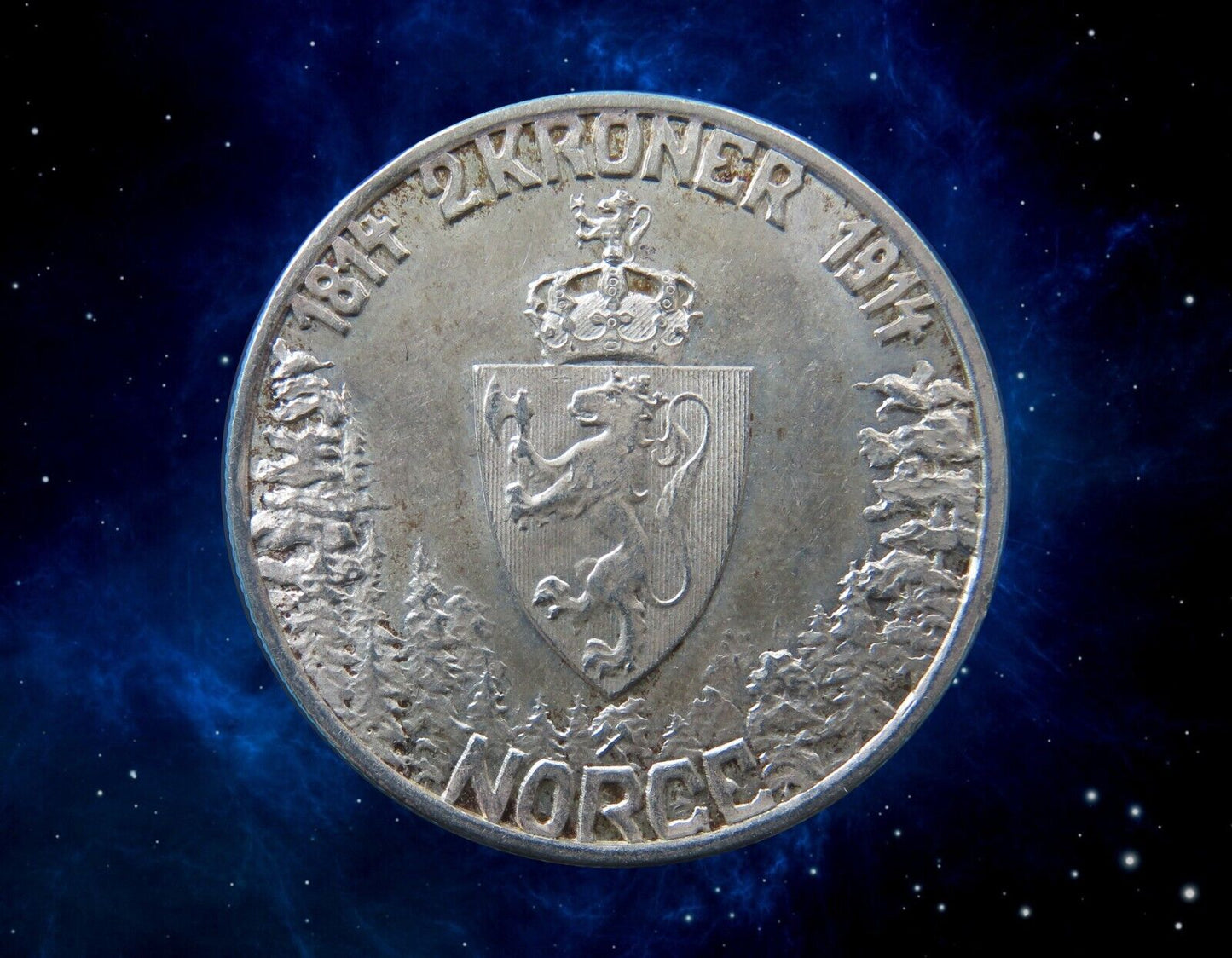 NORVEGE - NORWAY - 2 Kroner 1914 KM.377