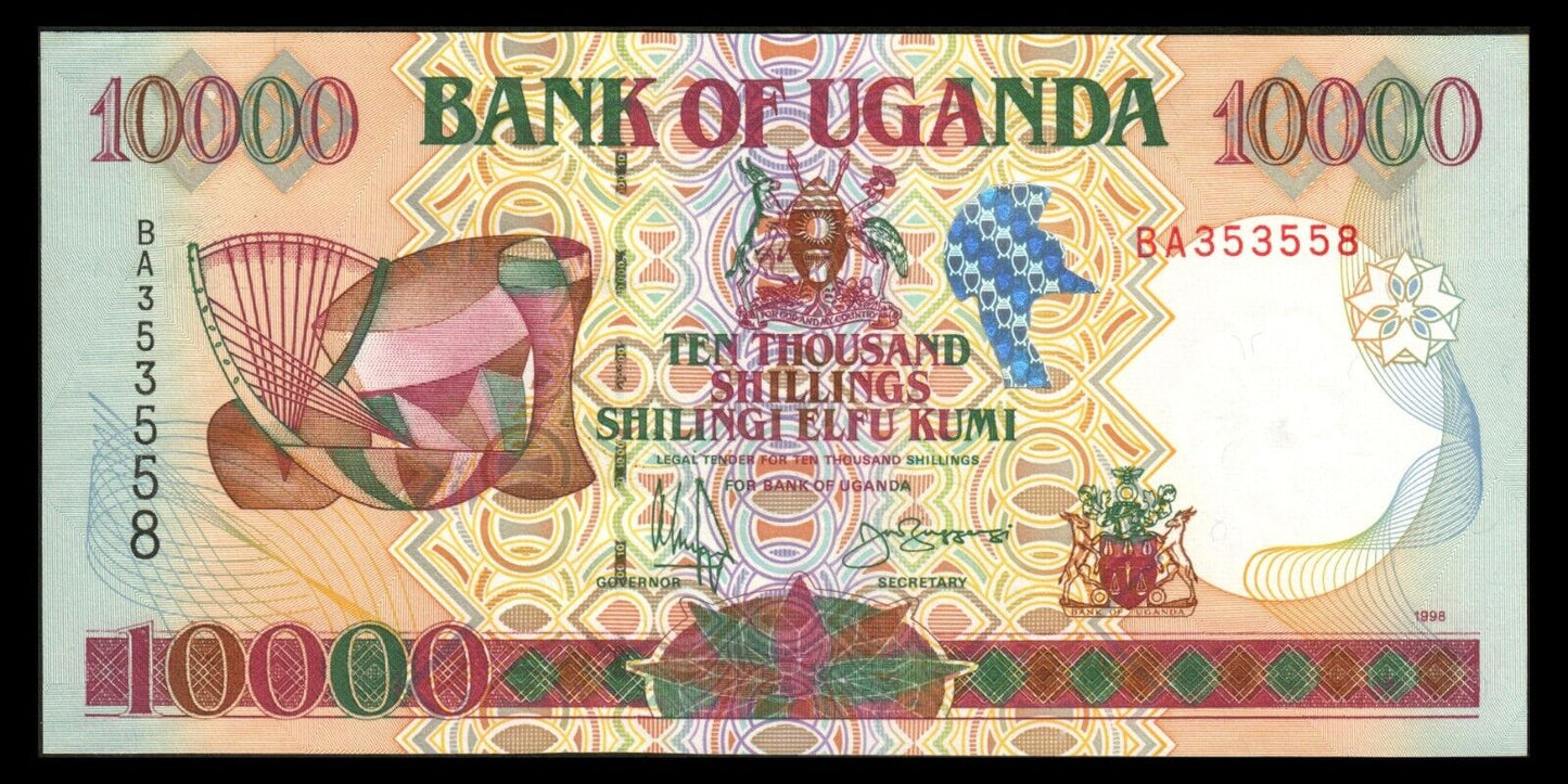 OUGANDA - UGANDA - 10000 Shillings 1998 P.38b NEUF / UNC