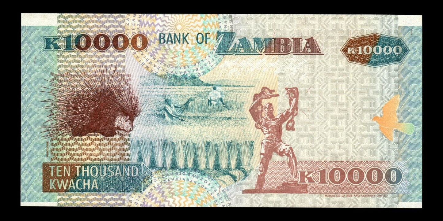 ZAMBIE - ZAMBIA - 10000 Kwacha 2001 P.42b NEUF / UNC