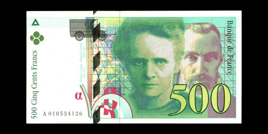 FRANCE - 500 Francs Marie et Pierre Curie 1994 F.76.01 P.160 pr.NEUF / AU+