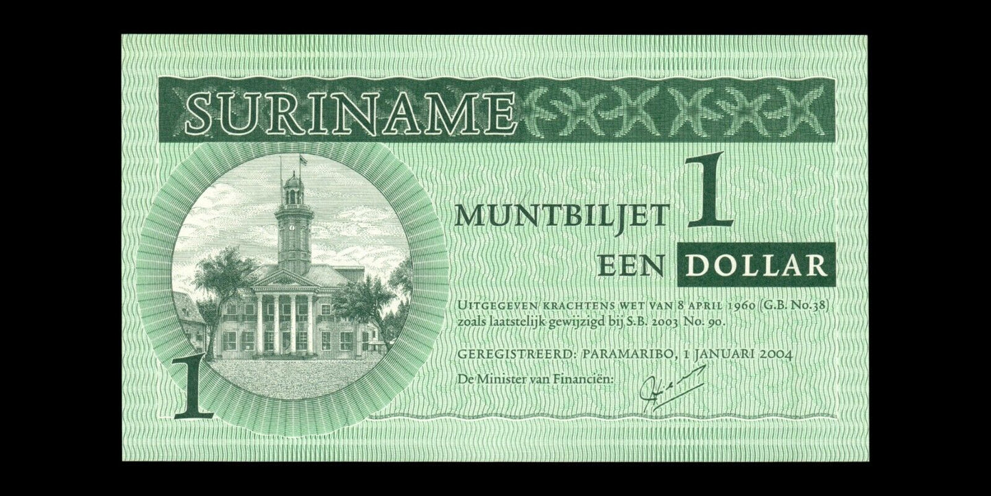 SURINAME - 1 Dollar 2004 P.155 NEUF / UNC