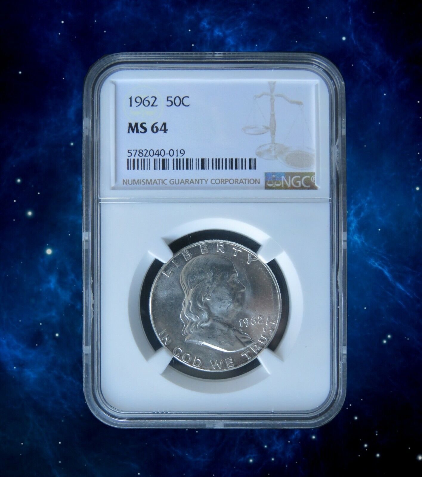 USA - 1/2 Dollar 1962 NGC MS64 KM.199