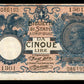 ITALIE - ITALY - 5 Lire 1904 P.23c Dell'Ara & Righetti SUP / XF