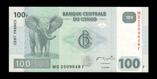 CONGO (Republic) - 100 Francs 2007 P.98a NEUF / UNC