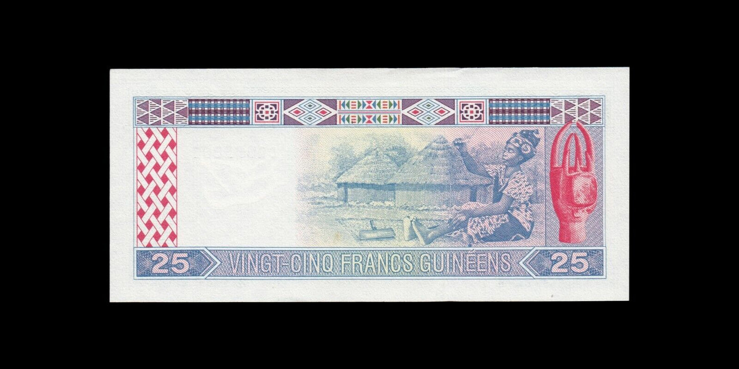GUINÉE - GUINEA - 25 Francs Guinéens 1985 P.28a pr.NEUF / UNC-