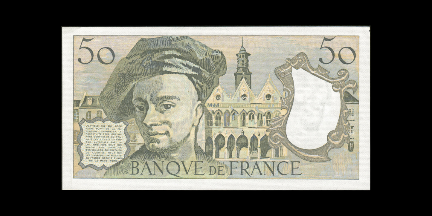 FRANCE - 50 Francs Quentin de La Tour 1983 F.67.09, P.152b SUP+ / XF+