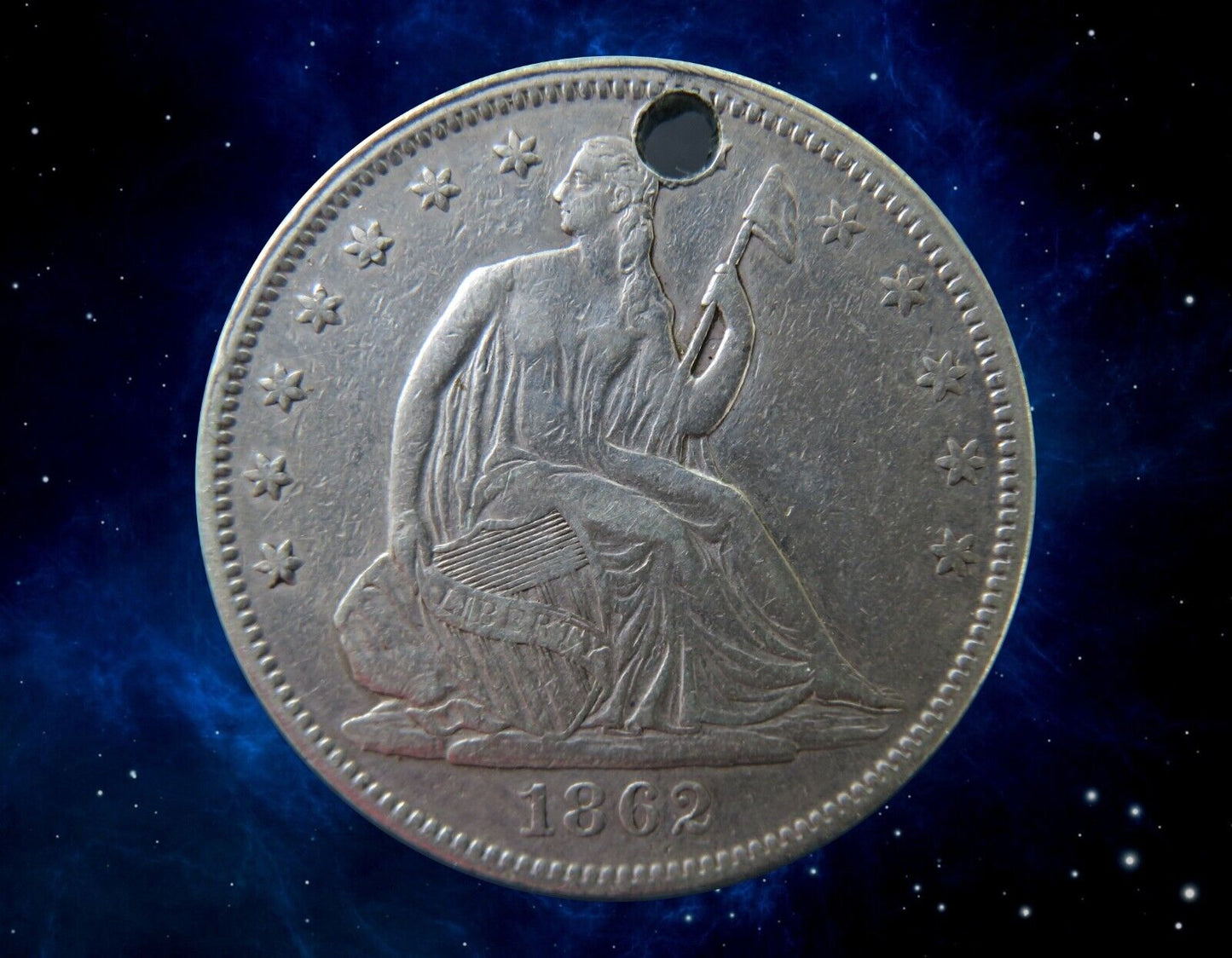 USA - 1/2 Dollar Seated Liberty 1862 KM.99