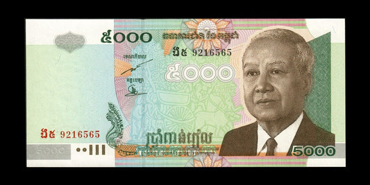 CAMBODGE - CAMBODIA - 5000 Riels 2007 P.55d NEUF / UNC