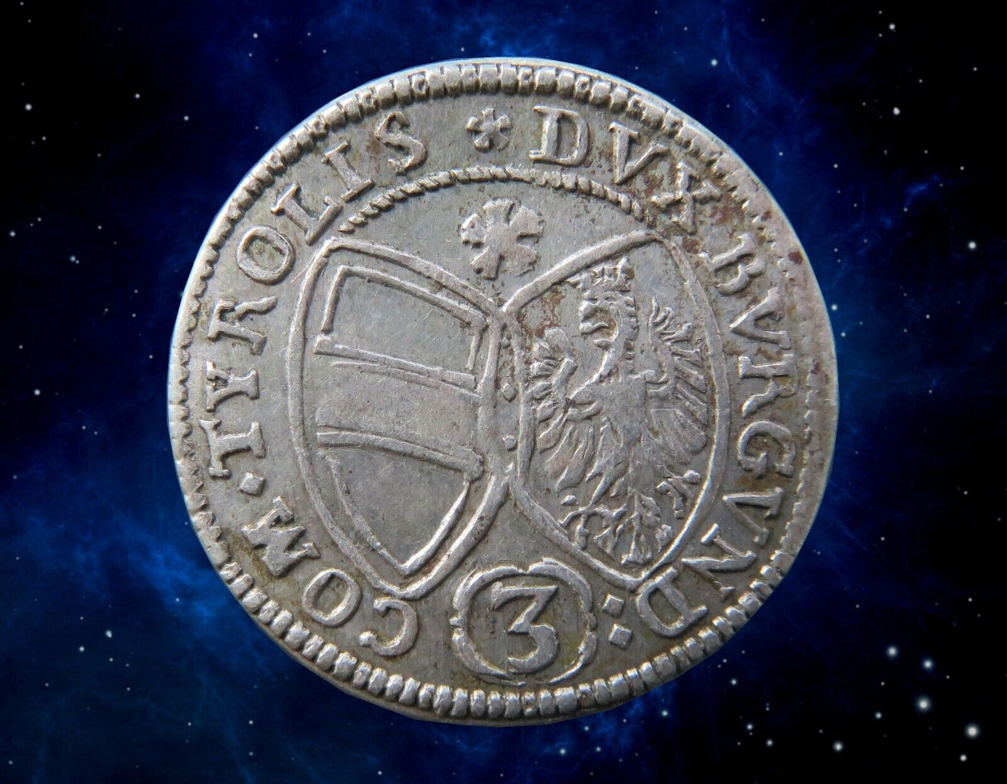 AUTRICHE - AUSTRIA - Ferdinand Charles - 3 Kreuzer 1645 KM.852