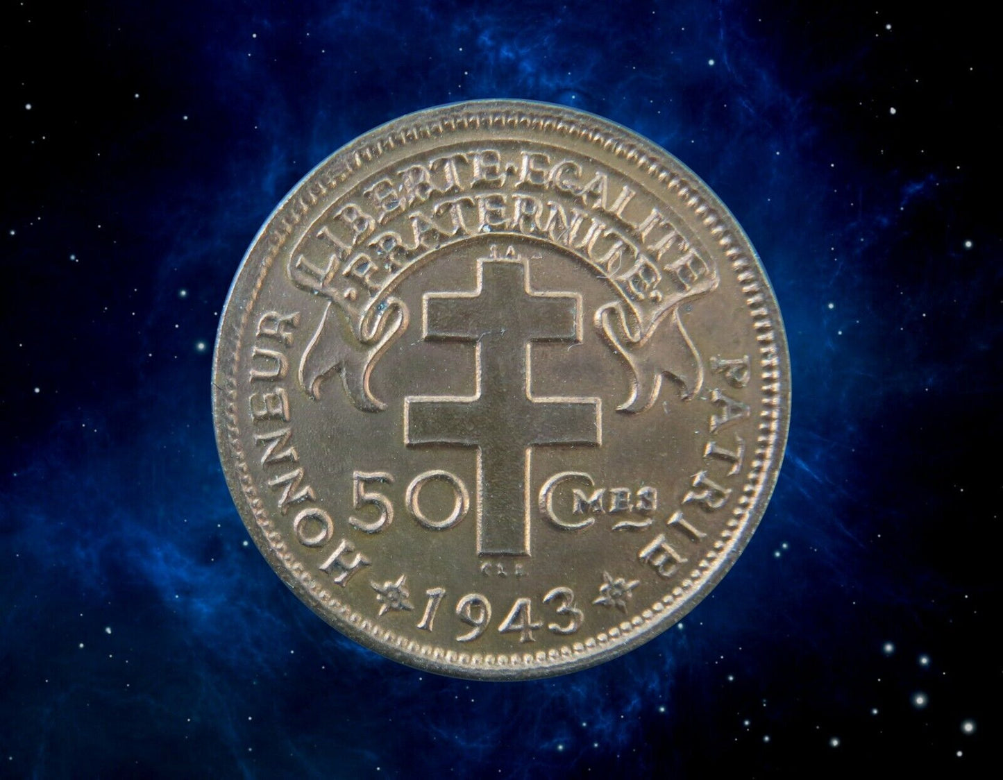 MADAGASCAR - 50 Centimes 1943 Lec.93