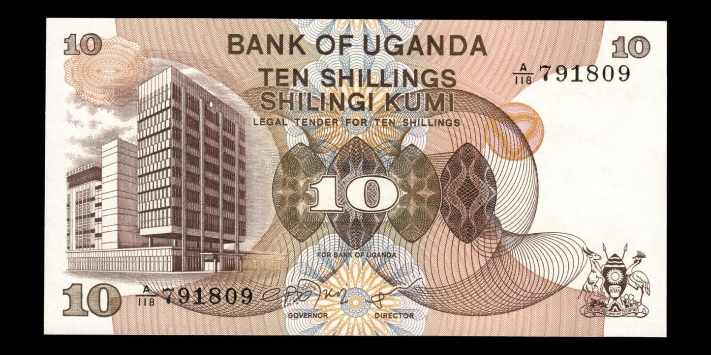 OUGANDA - UGANDA - 10 Shillings (1979) P.11b pr.NEUF / UNC-