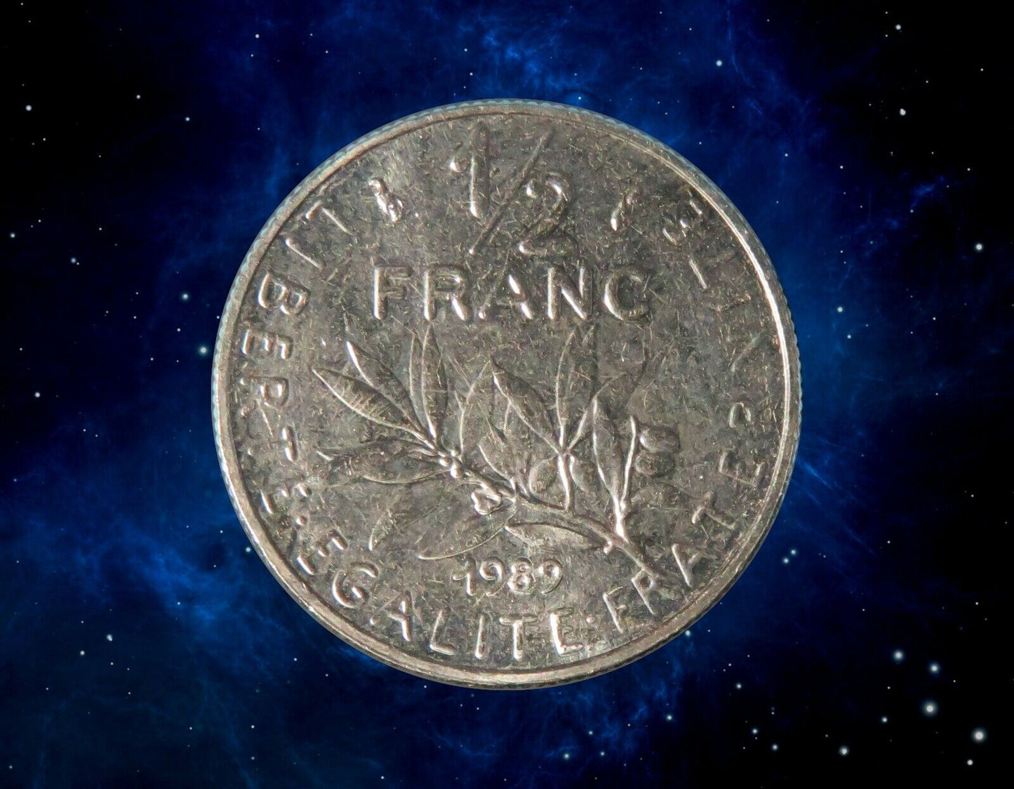 FRANCE - 1/2 Franc 1989